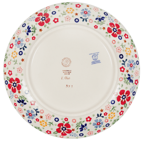 Plate, Round, Dinner, 10" in "Full Bloom" by Manufaktura | T132S-EO34