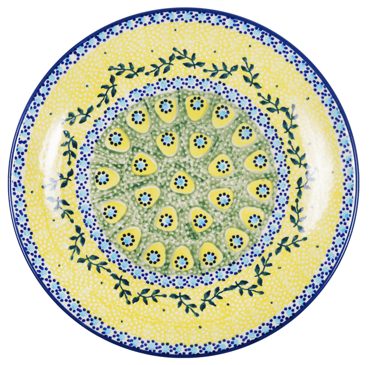Plate, Round, Dinner, 10" in "Sunnyside Up" by Manufaktura | T132S-GAJ
