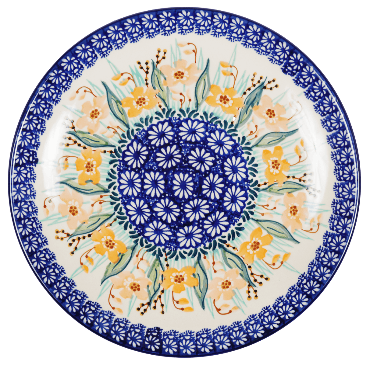 Plate, Round, Dinner, 10" in "Sun-Kissed Garden" by Manufaktura | T132S-GM15