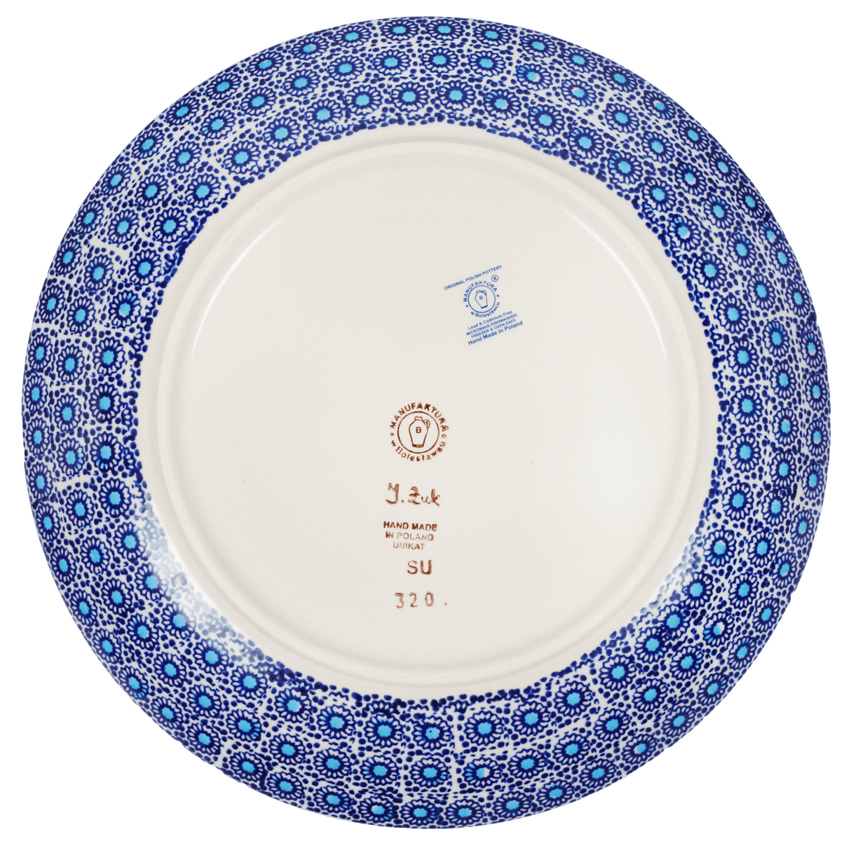 Plate, Round, Dinner, 10" in "Festive Flowers" by Manufaktura | T132S-IZ16