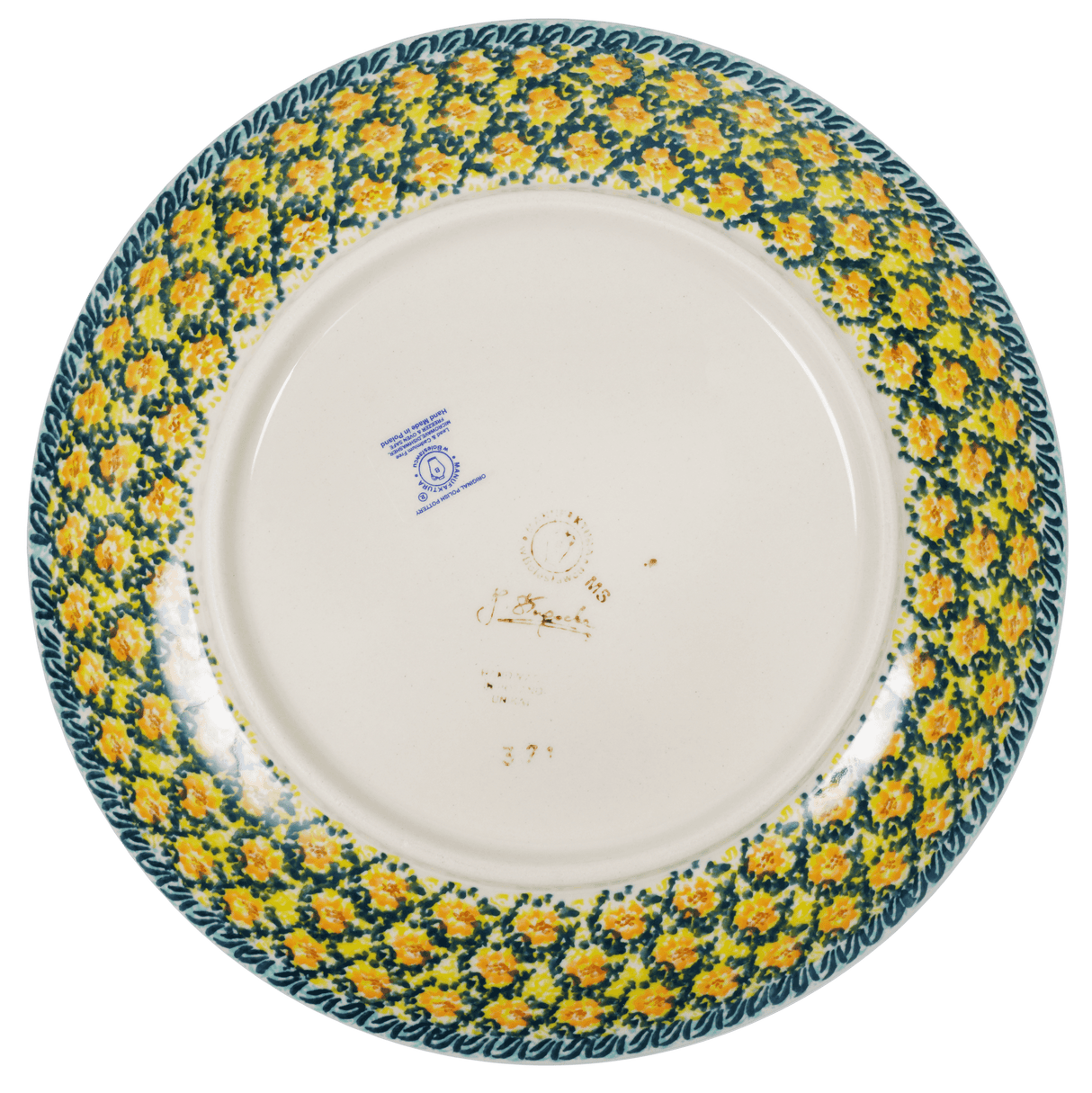 Plate, Round, Dinner, 10" in "Sunny Bouquet" by Manufaktura | T132S-JZ40