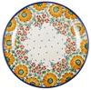 Polish Pottery 10" Dinner Plate (Autumn Harvest) | T132S-LB at PolishPotteryOutlet.com