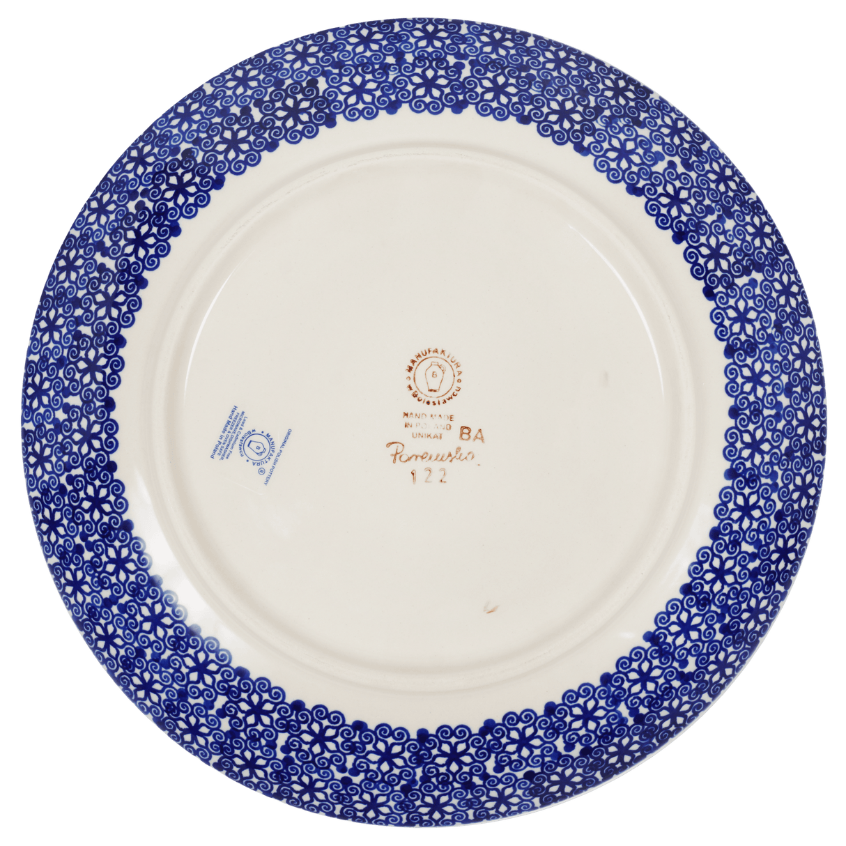 Plate, Round, Dinner, 10" in "Floral Fantasy" by Manufaktura | T132S-P260