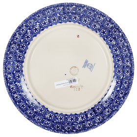 Polish Pottery 10" Dinner Plate (Mediterranean Blossoms) | T132S-P274 Additional Image at PolishPotteryOutlet.com