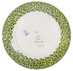 Polish Pottery 10" Dinner Plate (Sunlit Wildflowers) | T132S-WK77 Additional Image at PolishPotteryOutlet.com