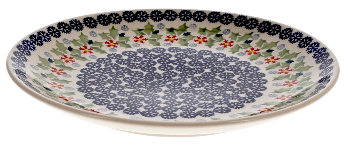 Plate, Round, Dinner, 10" in "Holly In Bloom" by Manufaktura | T132T-IN13
