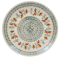 A picture of a Polish Pottery 10" Dinner Plate (Indian Summer) | T132T-AS22 as shown at PolishPotteryOutlet.com/products/10-dinner-plate-indian-summer