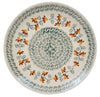 Polish Pottery 10" Dinner Plate (Indian Summer) | T132T-AS22 at PolishPotteryOutlet.com