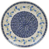 Polish Pottery 10" Dinner Plate (Lily of the Valley) | T132T-ASD at PolishPotteryOutlet.com