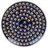 Polish Pottery 10" Dinner Plate (Tulip Azul) | T132T-LW at PolishPotteryOutlet.com