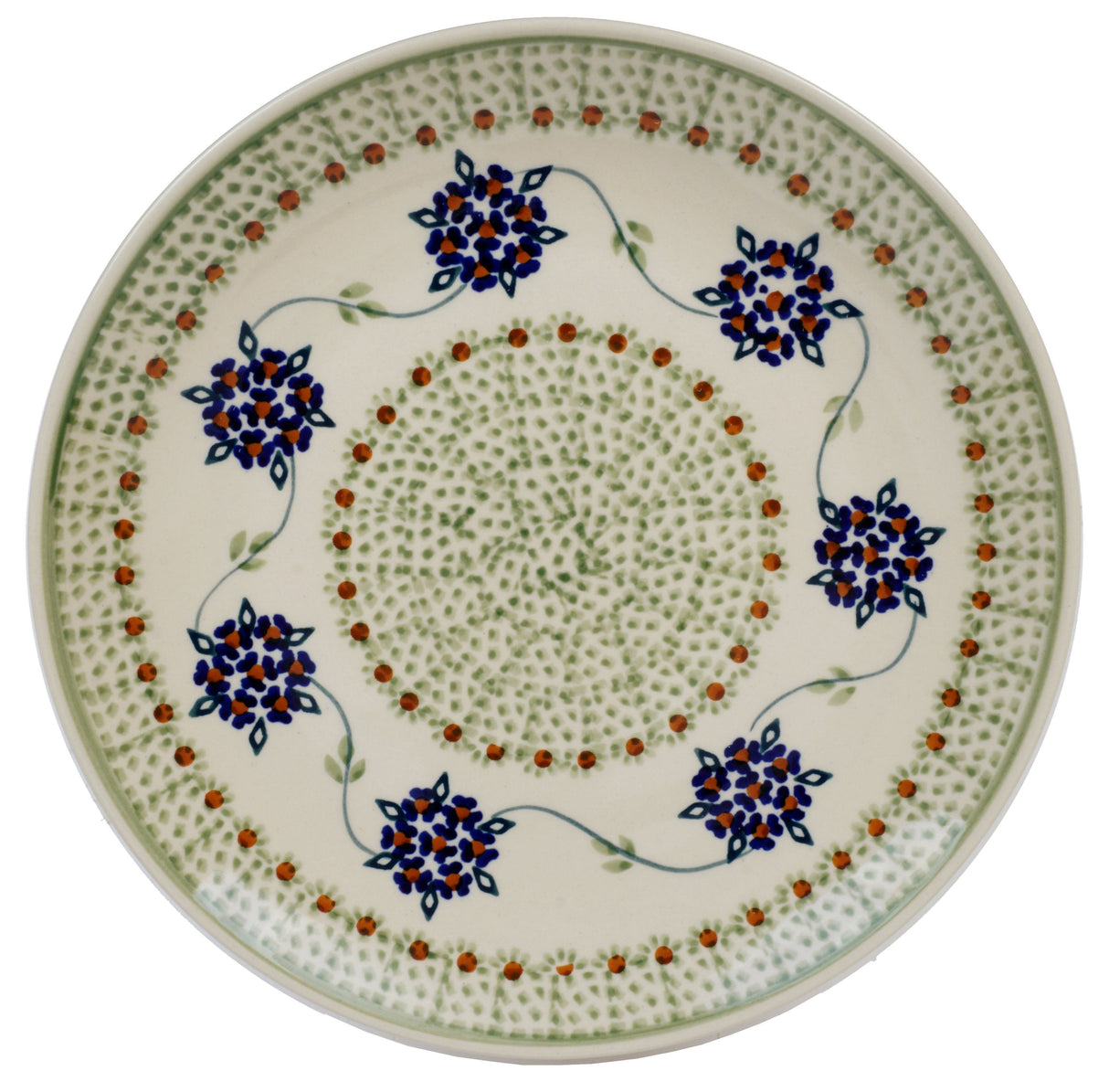Plate, Round, Dinner, 10" in "Wedding Bouquet" by Manufaktura | T132T-MGB