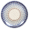 Polish Pottery 10" Dinner Plate (Dusty Daisy Chain) | T132U-AS55 at PolishPotteryOutlet.com