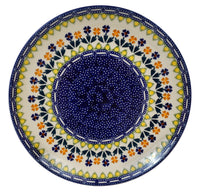 A picture of a Polish Pottery 10" Dinner Plate (Garden Glory) | T132U-DST as shown at PolishPotteryOutlet.com/products/10-dinner-plate-garden-glory