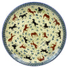 Polish Pottery 10" Dinner Plate (On the Range) | T132U-INK2 at PolishPotteryOutlet.com