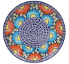 Polish Pottery 10" Dinner Plate (Fiesta) | T132U-U1 at PolishPotteryOutlet.com