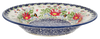 Polish Pottery Soup Plate (Floral Fantasy) | T133S-P260 at PolishPotteryOutlet.com