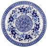 Polish Pottery 8.5" Salad Plate (Blue Life) | T134S-EO39 at PolishPotteryOutlet.com