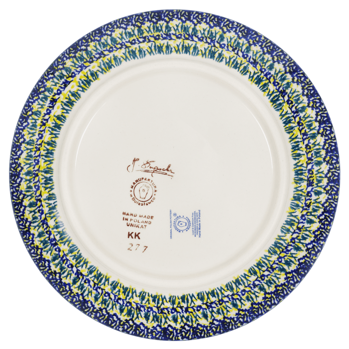 Plate, Round, Salad, 8.5" in "Bundled Bouquets" by Manufaktura | T134S-JZ33