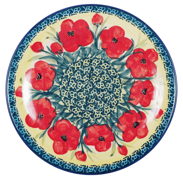 9x11 Rectangular Baker (Poppy Garden) | P104T-EJ01