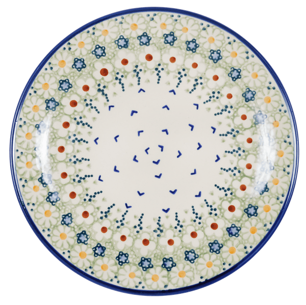 Polish Pottery - Deep Dish Lasagna Pan - Floral Grid - The Polish Pottery  Outlet