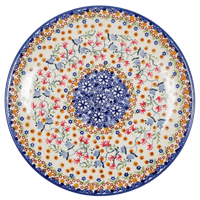 A picture of a Polish Pottery 8.5" Salad Plate (Wildflower Delight) | T134S-P273 as shown at PolishPotteryOutlet.com/products/85-salad-plate-wildflower-delight