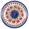 Polish Pottery 8.5" Salad Plate (Mediterranean Blossoms) | T134S-P274 at PolishPotteryOutlet.com