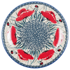 Polish Pottery 8.5" Salad Plate (Poppy Paradise) | T134S-PD01 at PolishPotteryOutlet.com