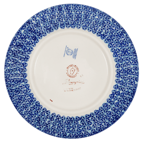 Polish Pottery 8.5" Salad Plate (Butterfly Bliss) | T134S-WK73 Additional Image at PolishPotteryOutlet.com