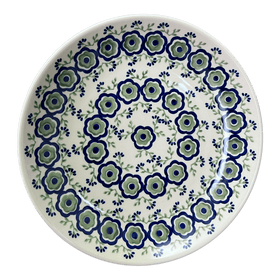Polish Pottery 8.5" Salad Plate (Green Tea Garden) | T134T-14 Additional Image at PolishPotteryOutlet.com