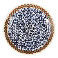 A picture of a Polish Pottery 8.5" Salad Plate (Olive Garden) | T134T-48 as shown at PolishPotteryOutlet.com/products/8-5-salad-plate-olive-garden-t134t-48