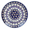 Polish Pottery 8.5" Salad Plate (Floral Peacock) | T134T-54KK at PolishPotteryOutlet.com