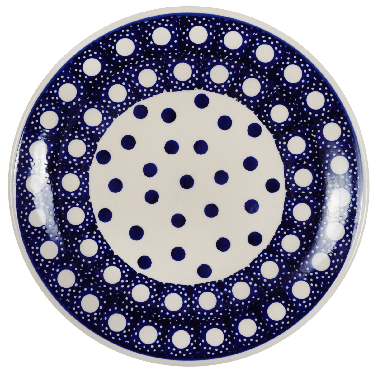 Plate, Round, Salad, 8.5" in "Polka Dot Party" by Manufaktura | T134T-AS52