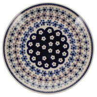 A picture of a Polish Pottery 8.5" Salad Plate (Floral Chain) | T134T-EO37 as shown at PolishPotteryOutlet.com/products/8-5-salad-plate-floral-chain-t134t-eo37