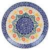 Polish Pottery 8.5" Salad Plate (Flower Power) | T134T-JS14 at PolishPotteryOutlet.com
