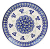 Polish Pottery 8.5" Salad Plate (Vineyard in Bloom) | T134T-MCP at PolishPotteryOutlet.com