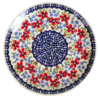 A picture of a Polish Pottery 8.5" Salad Plate (Summer Bouquet) | T134T-MM01 as shown at PolishPotteryOutlet.com/products/8-5-salad-plate-summer-bouquet