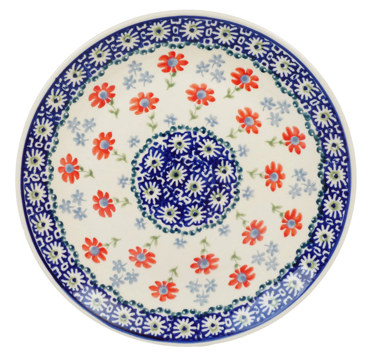 Plate, Round, Salad, 8.5" in "Summer Blossoms" by Manufaktura | T134T-P232