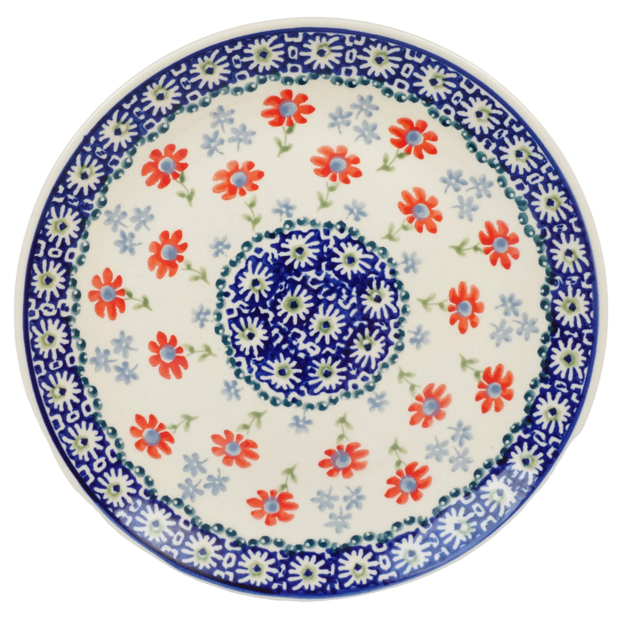 Plate, Round, Salad, 8.5" in "Summer Blossoms" by Manufaktura | T134T-P232