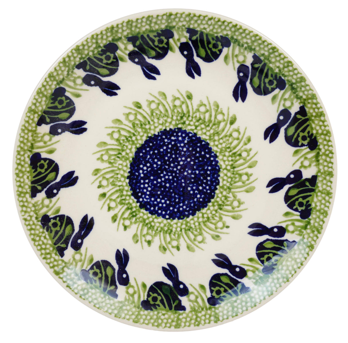 Plate, Round, Salad, 8.5" in "Bunny Love" by Manufaktura | T134T-P324
