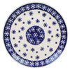 Polish Pottery 8.5" Salad Plate (Snow Drift) | T134T-PZ at PolishPotteryOutlet.com