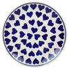 Polish Pottery 8.5" Salad Plate (Whole Hearted) | T134T-SEDU at PolishPotteryOutlet.com