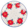 Polish Pottery 8.5" Salad Plate (Zinnia Zest) | T134U-IS01 at PolishPotteryOutlet.com