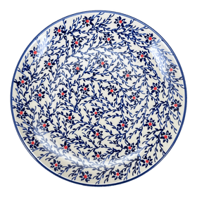 Polish Pottery 8.5" Salad Plate (Blue Canopy) | T134U-IS04 Additional Image at PolishPotteryOutlet.com