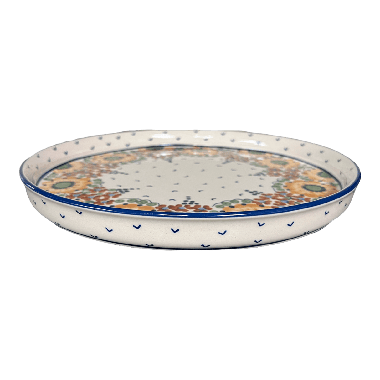 Tray, Round, 10.25" in "Autumn Harvest" by Manufaktura | T153S-LB