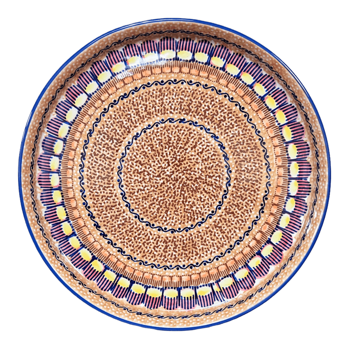 Tray, Round, 10.25" in "Desert Sunrise" by Manufaktura | T153U-KLJ