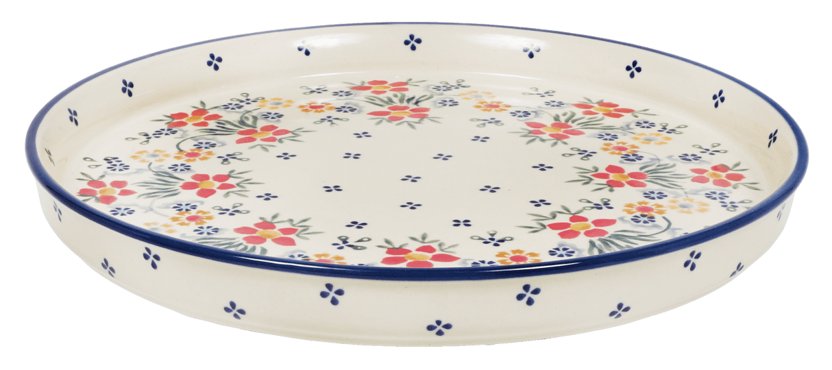 Tray, Round, 10.25" in "Fresh Flowers" by Manufaktura | T153U-MS02