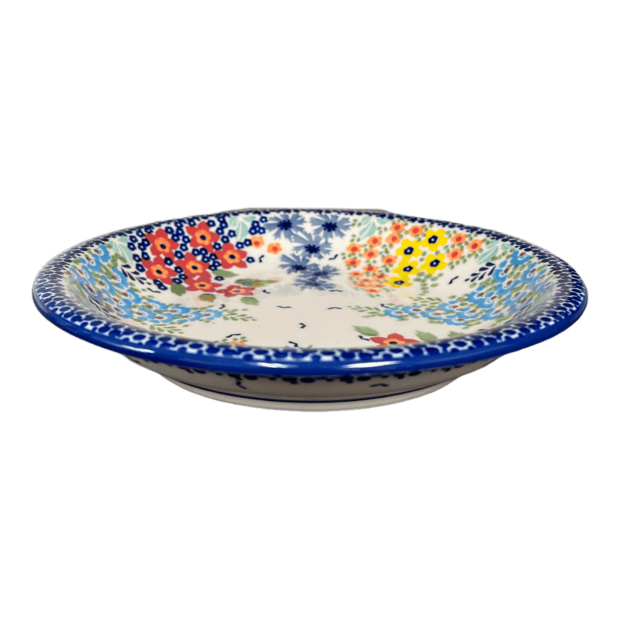 Bowl, Round, Pasta, 9.25" Bowl in "Brilliant Garden" by Manufaktura | T159S-DPLW