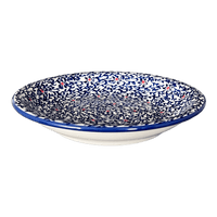 A picture of a Polish Pottery 9.25" Pasta Bowl (Blue Canopy) | T159U-IS04 as shown at PolishPotteryOutlet.com/products/9-25-pasta-bowl-blue-canopy-t159u-is04