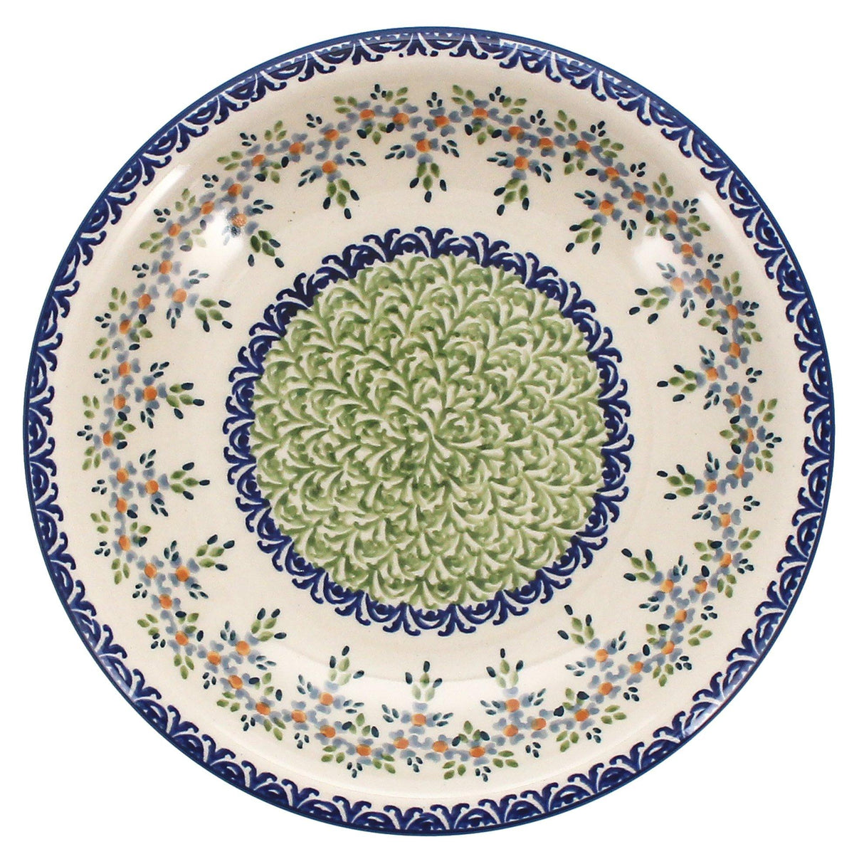 Bowl, Round, Pasta, 9.25" Bowl in "Garden Stroll" by Manufaktura | T159U-P316