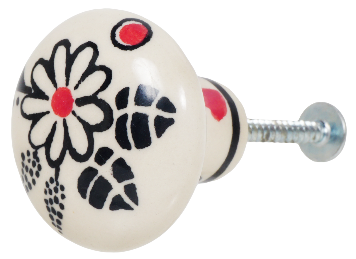 Drawer Pull, 1.5" in "Night Garden" by Manufaktura | U001U-BL02